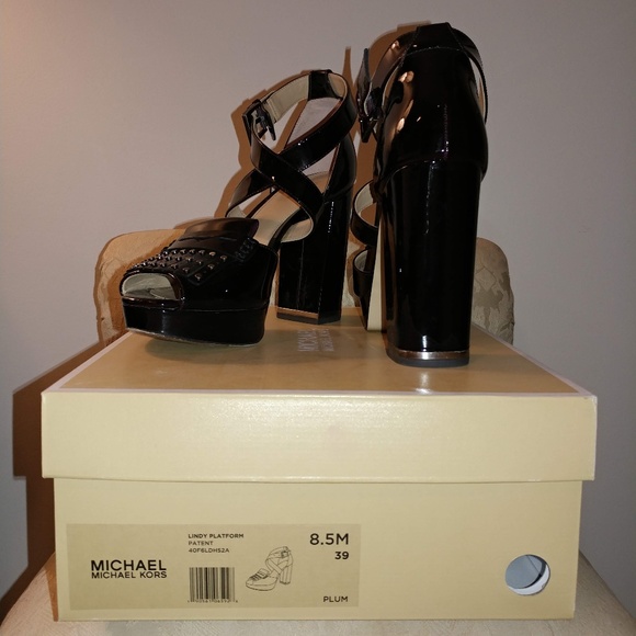 Michael Kors Strappy Platform Heels - Picture 2 of 5